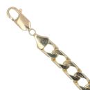 9ct Yellow Gold Curb Bracelet 9"