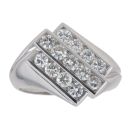 18ct White Gold 1.40ct Brilliant Cut Diamond Fancy Ring