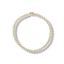 9ct Yellow Gold Cubic Zirconia Tennis Bracelet
