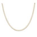 9ct Yellow Gold Square Curb Chain 22"