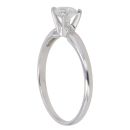 18ct White Gold 0.50ct Brilliant Cut Diamond Solitaire Ring