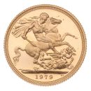 1979 Elizabeth II Decimal Portrait UK Full Sovereign Coin