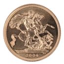 2004 Elizabeth II Fourth Portrait UK Full Sovereign Coin