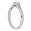 18ct White Gold 0.55ct Princess Cut Diamond Solitaire Ring