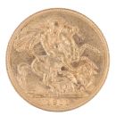 1911 George V Large Head UK Full Sovereign Coin