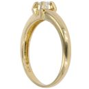 18ct Yellow Gold 0.25ct Brilliant Cut Diamond Solitaire Ring