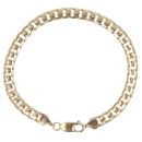 9ct Yellow Gold Curb Bracelet 7.5"
