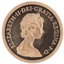 1980 Elizabeth II Decimal Portrait UK Half Sovereign Coin