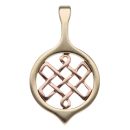 9ct Yellow and Rose Gold Fancy Clogau Pendant