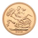 2019 Elizabeth II Fifth Portrait UK Full Sovereign Coin
