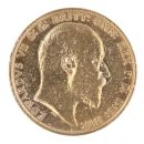 1904 Edward VII Large Head UK Full Sovereign Coin