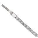 18ct White Gold 1.46ct Brilliant Cut Diamond Tennis Circle Bracelet 7.5"