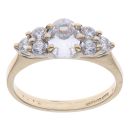 9ct Yellow Gold Cubic Zirconia Fancy Ring