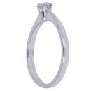 18ct White Gold 0.20ct Brilliant Cut Diamond Solitaire Ring