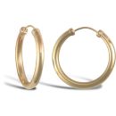 9ct Yellow Gold Hoop Earrings