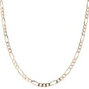 9ct Yellow Gold Figaro Chain 18"