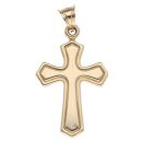 9ct Yellow Gold Club Cross Pendant