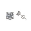 14ct White Gold 0.80ct Brilliant Cut Diamond Stud Earrings