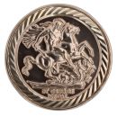 9ct Yellow Gold St George Coin Ring