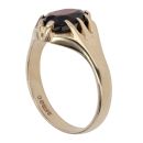 9ct Yellow Gold Garnet Signet Ring