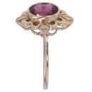 9ct Yellow Gold Garnet Solitaire Ring