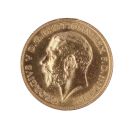 1913 George V Large Head UK Half Sovereign Coin