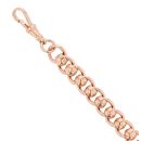 9ct Rose Gold Rollerball Bracelet 7.5"