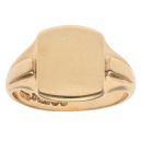 9ct Yellow Gold Plain Signet Ring