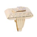 14ct Yellow And White Gold Jesus Ring