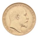 1909 Edward VII Large Head UK Half Sovereign Coin