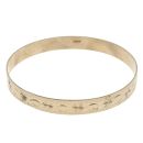 9ct Yellow Gold Patterned Bangle