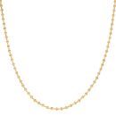 22ct Yellow Gold Mala Bead Chain 16"