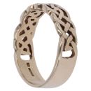 9ct Yellow Gold Half Celtic Ring