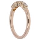 18ct Yellow Gold 0.25ct Brilliant Cut Diamond Half Eternity Ring