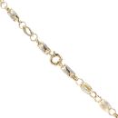 14ct Yellow and White Gold Chain 22"