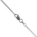 9ct White Gold 1.00ct Brilliant Cut Diamond Cluster Pendant and Chain 18"