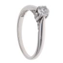 18ct White Gold 0.40ct Diamond Solitaire Ring