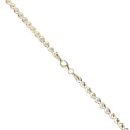 14ct Yellow and White Gold Chain 22"