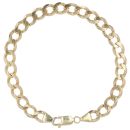 9ct Yellow Gold Curb Bracelet 9.5"