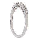 18ct White Gold 0.25ct Brilliant Cut Diamond Half Eternity Ring