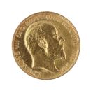 1904 Edward VII Large Head UK Half Sovereign Coin