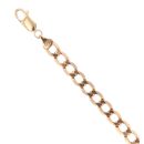 9ct Yellow Gold Curb Bracelet 8.5"