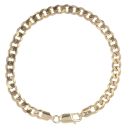 9ct Yellow Gold Curb Bracelet 7.5"