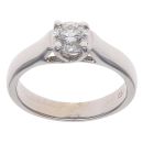 18ct White Gold 0.50ct Brilliant Cut Diamond Solitaire Ring