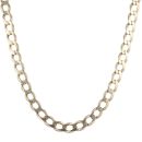 9ct Yellow Gold Curb Chain 22"