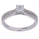 18ct White Gold 0.40ct Brilliant Cut Diamond Solitaire Ring