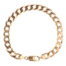 9ct Yellow Gold Curb Bracelet 8"