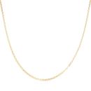 22ct Yellow Gold Flat Milan Chain 16"