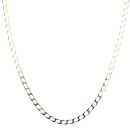 9ct Yellow Gold Square Curb Chain 18"