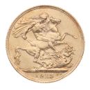 1913 George V Large Head UK Full Sovereign Coin